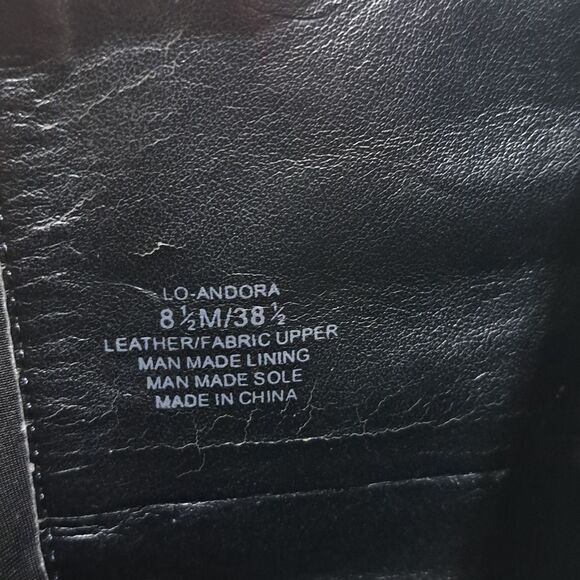 Louise Et Cie Lo- Andora Minimalist Boho Goth Over The Knee Boots Siz 8.5 Black - Picture 11 of 13